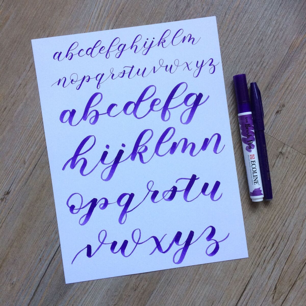 Kalligrafie voor kinderen 