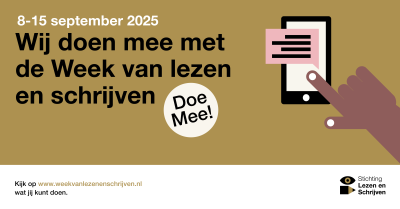 Week van lezen en schrijven: Jumbo Westerhaar